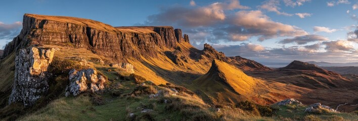 Rock Formation at Twilight