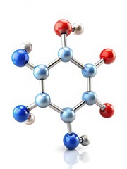 Obraz premium Amino acid molecule with a phenyl ring
