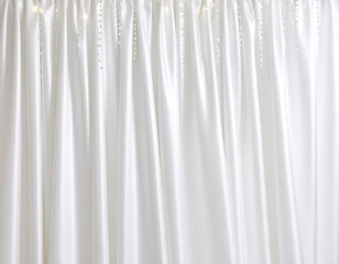 Obraz premium white curtain