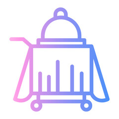 Obraz premium cruise ship Line Gradient Icon