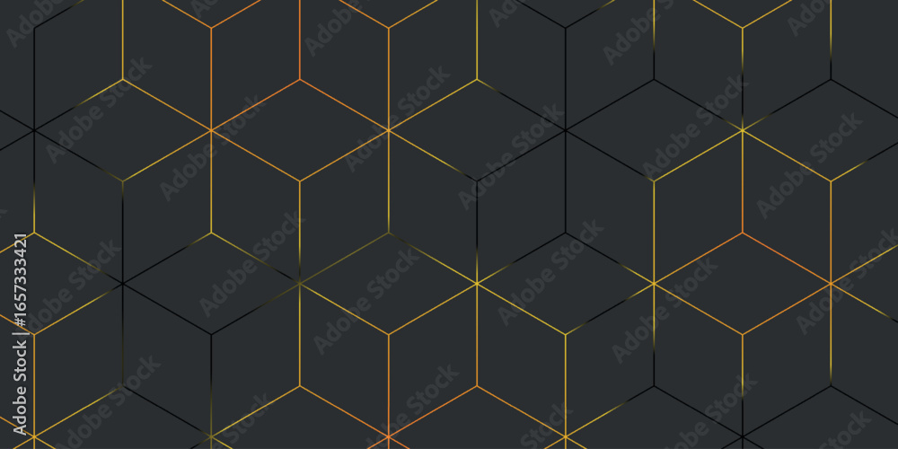 Aufkleber hexagonal abstract technology background. modern and futuristic glowing hexagonal vector design. vec