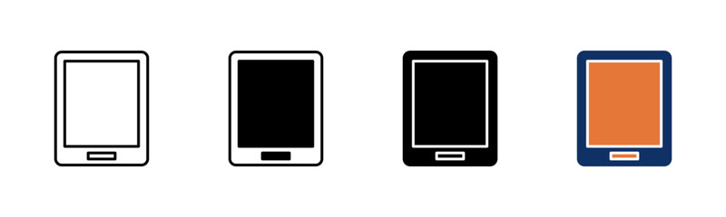 Tablets icon sheet multiple style collection