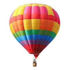 Naklejka premium Colorful hot air balloon against black background (5)