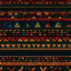 Tribal african vector seamless pattern design for print