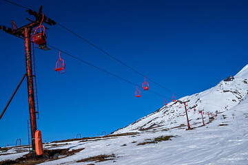 cable car in Pucon, Chile