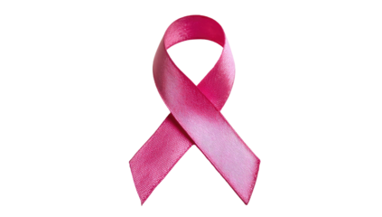 Pink ribbon, symbolic of breast cancer awareness