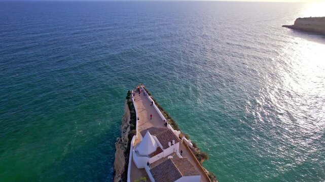 Shot of Nossa Senhora da Rocha fort