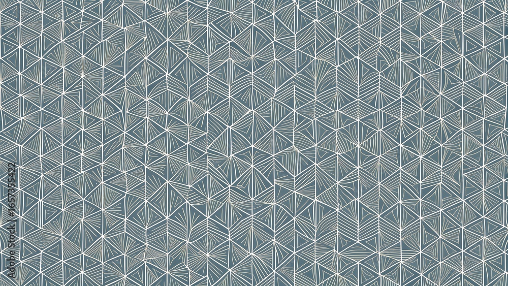 Poster geometric pattern with thin gray lines forming triangle shapes modern minimal abstract background