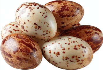 Obraz premium Cluster of speckled, oval seeds