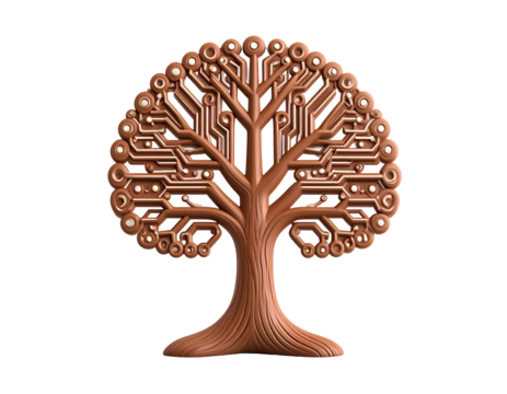 Circuit Tree 3D Render