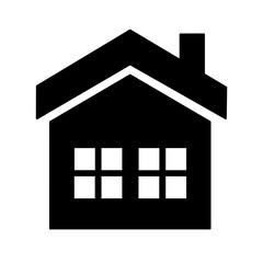 simple house icon vector