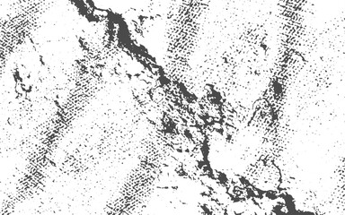 Grunge Black and White Distress Texture.Grunge rough dirty background.Grunge Black Crack Texture Overlay with Transparent Background