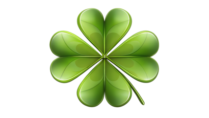 four leaf clover isolated
