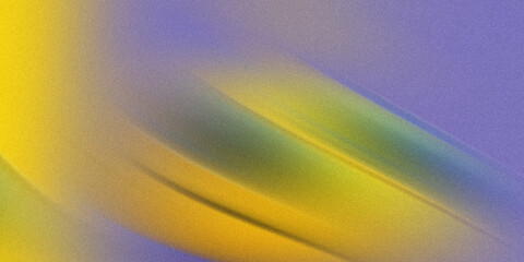A soft abstract background features blurred gradients of purple and yellow, creating a smooth and colorful texture