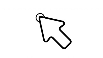 cursor minimalist line animation