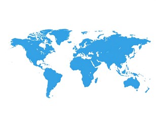 Simple world map