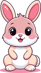 Obraz premium cute rabbit vector