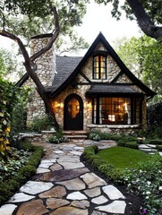 Charming Stone Cottage with Landscaped Garden.