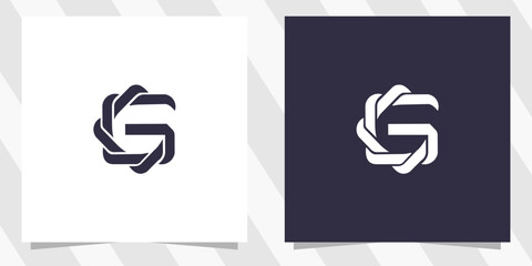 letter g logo design vector