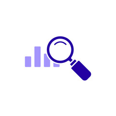 Icon a analysis, isolated against a clean background.