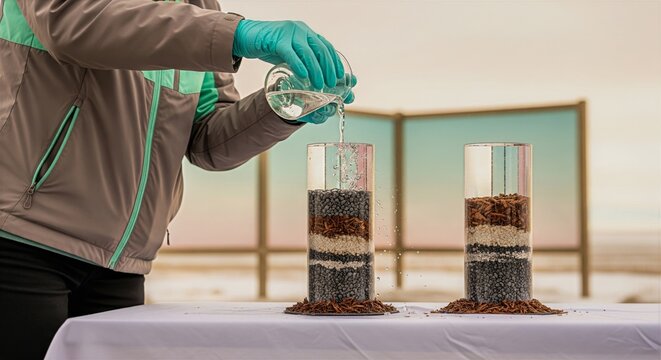 Field PRB Column Test Demonstrating Layered Natural Filtering