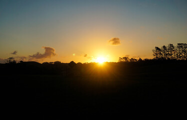 Stunning natural scenery on a farm in New Zealand.