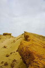 Amazing views of the Giant Sand Dunes, Cape Reinga, New Zealand.