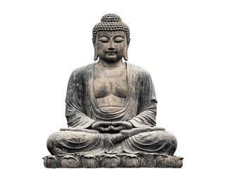 Fototapeta premium A serene Buddha statue depicting tranquility and spiritual enlightenment