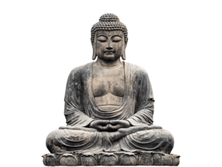 A serene Buddha statue depicting tranquility and spiritual enlightenment