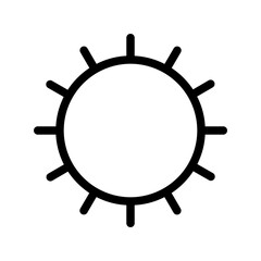 sun line icon