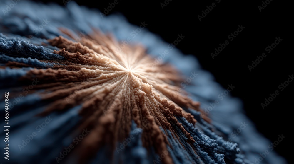 Poster abstract texture with emanating rays of light against a dark background textured detail