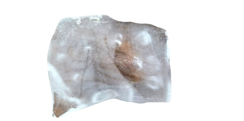 Ice Piece PNG – Transparent Frozen Element for Refreshment, Nature, and Cooling Designs