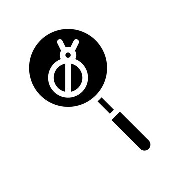 Fototapeta len glyph icon
