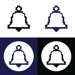 Bells Pixel Art Vector Set