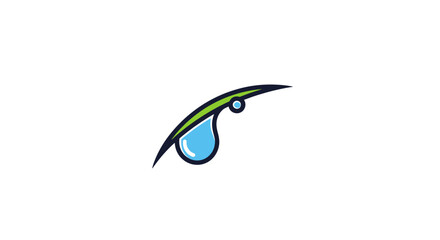 Fototapeta premium clean water logo fresh modern design for ecofriendly businesses environmental organizations and water conservation initiatives