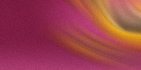 A vibrant pink gradient merges with yellow hues in a textured abstract background