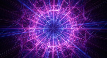 Obraz premium Abstract energy and light in a complex pattern. 