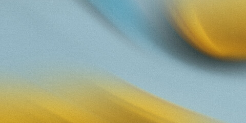 The blurred abstract texture features a gradient of yellow and blue, creating a soft and smooth background with an artistic touch
