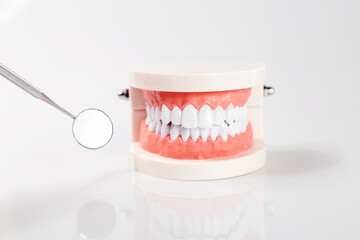 Dental concept healthy equipment tools dental care