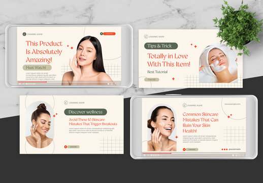 Cream And Orange YouTube Thumbnail