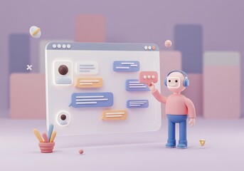 彩色の対話空間