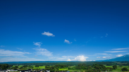 展望台から眺める象潟九十九島の風景
