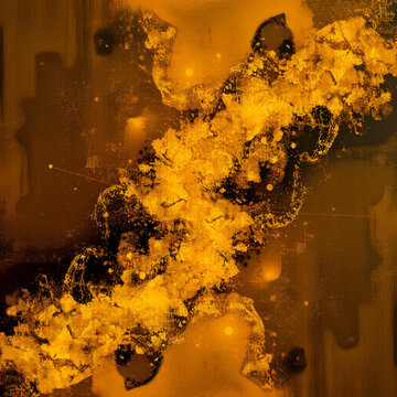 Gold abstract image, hvilaste telo