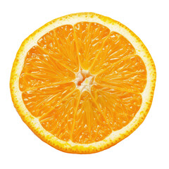 Sliced Orange Showing Fruit Segments on Flat Surface.