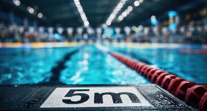 Swimming pool starting block