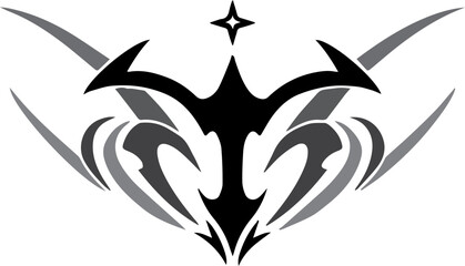 Cute cartoon black dog head, simple line art style.