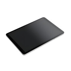 black tablet pc isolated on white background PNG 