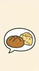 パンとチーズの会話