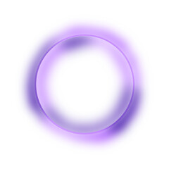 Blue Purple Circle Frame Gradient Overlay with Soft Blur Border
