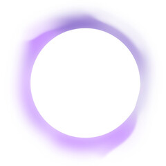Blue Purple Circle Frame Gradient Overlay with Soft Blur Border
